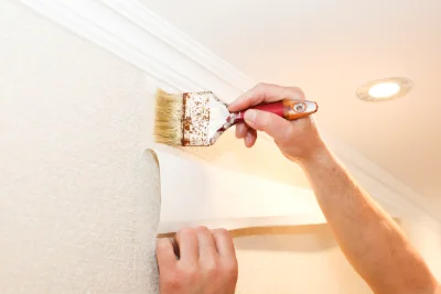 Pose de papier peint à Gognies-Chaussée — revêtements muraux et toiles de verre